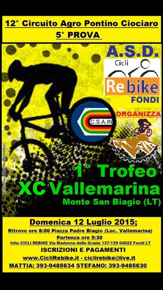 Locandina 1 Trofeo XC VALLEMARINA