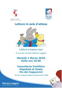 1marzo gaeta nati per leggere consult