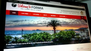 La homepage di Welcome to formia