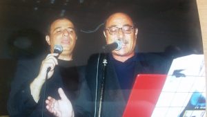 FORMIA Gianni donati con il cantautore Luciano Rossi (autore di Se mi lasci non vale etc)
