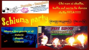 Formia donbosco in festa Schiuma Party